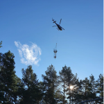 5G-VINNI base station air-lifted