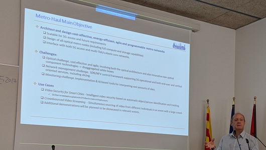 Andrew Lord from BT talking through the project objectives